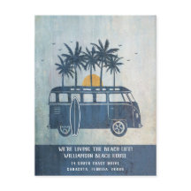 Summer Beach House Retro Van Ny adress