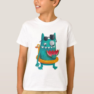 Summer Beach Monster Tee Shirt