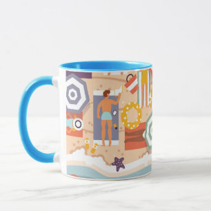 Summer Beach Mugg