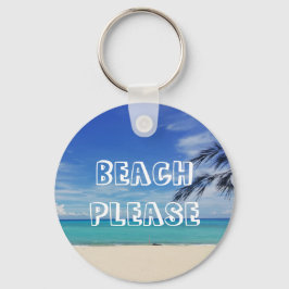 Summer Beach Nyckelring