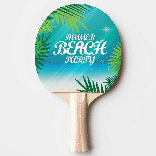 Summer Beach Party Pingisracket (Framsidan)