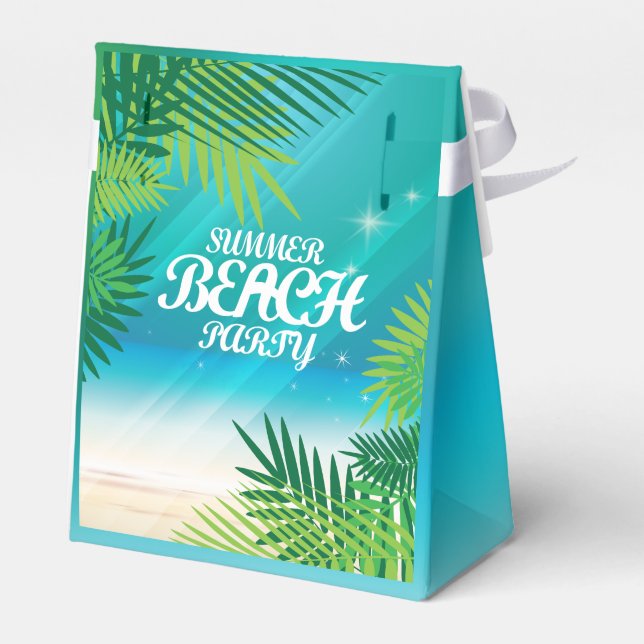 Summer Beach Party Presentaskar (Baksidan Sidan)