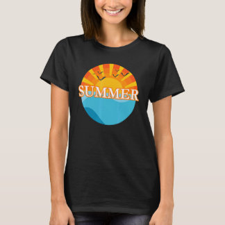 Summer Beach Sunset T Shirt