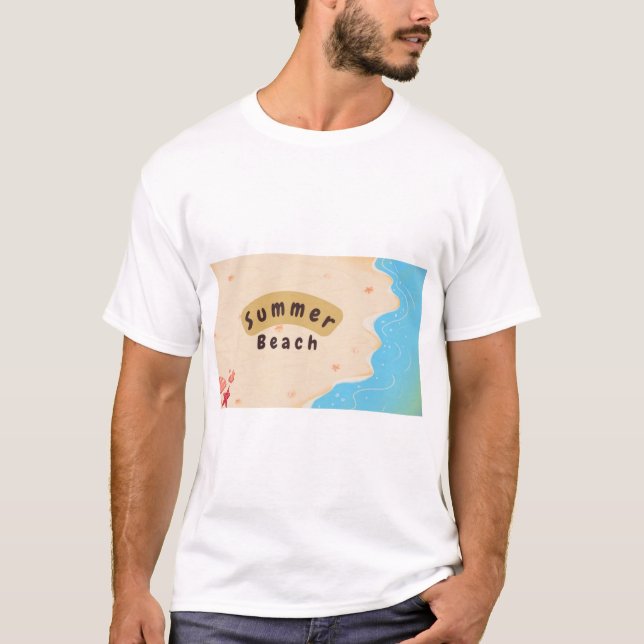 Summer beach t shirt (Framsida)