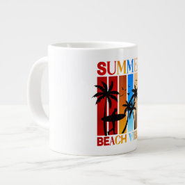 Summer Beach Vibes Jumbo Mugg
