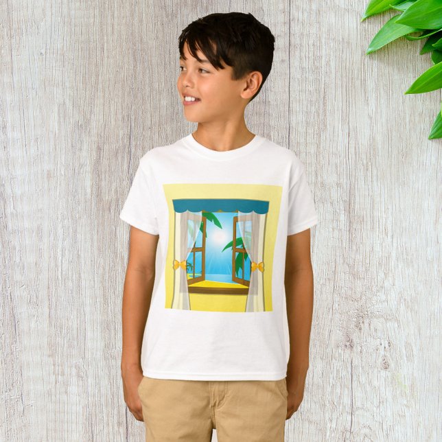 Summer Beach View T Shirt (Skapare uppladdad)