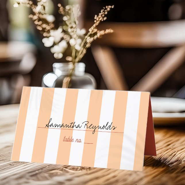 Summer Beach Wedding Placeringskort (Skapare uppladdad)