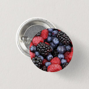 Summer Berries Button Knapp