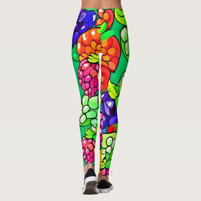 Summer Berry Delight Leggings (Baksida)