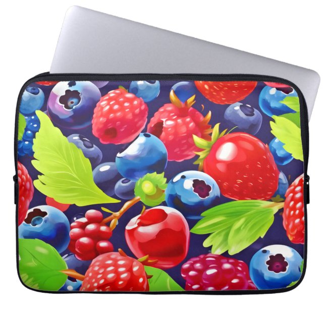 Summer Berry Medley Laptop Fodral (Framsidan)