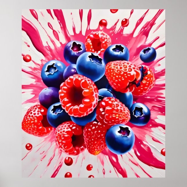 Summer Berry Sensation Poster (Framsidan)