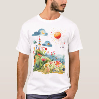 Summer BeSnyval Garden T Shirt