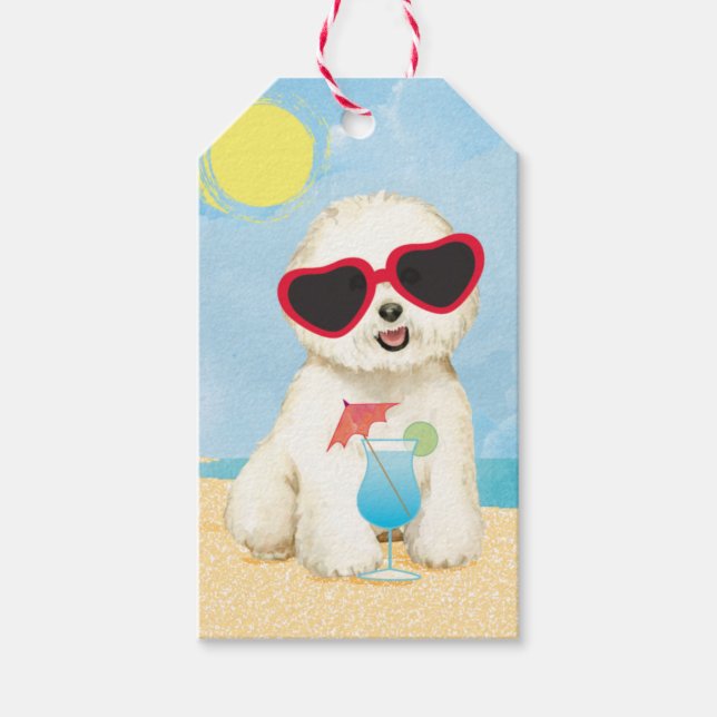 Summer Bichon Frise Presentetikett (Framsidan)