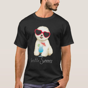 Summer Bichon Frise T Shirt