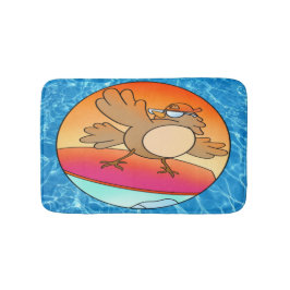 Summer Bird Surfer Badrumsmatta