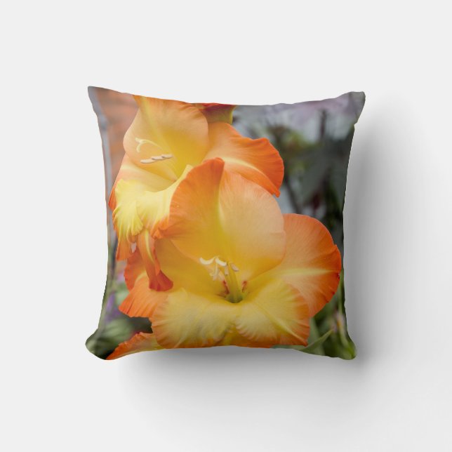 Summer Bloom Artistic Flower Cushion Kudde (Framsida)