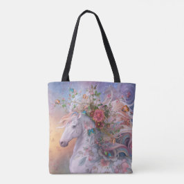 "Summer Bloom" Tote Bag Tygkasse
