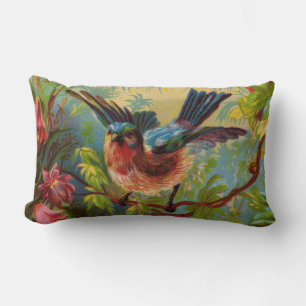 Summer Bluebird Lumbar Pillow Lumbarkudde