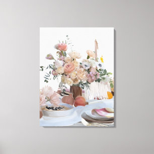 Summer Bohemian Tablescape Canvastryck