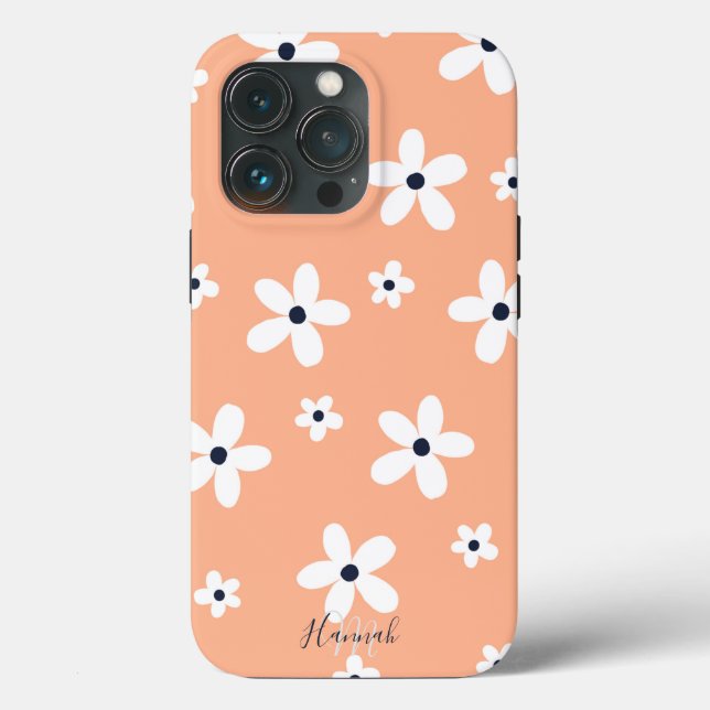 Summer Boho White Daisy Flowers (Baksida )