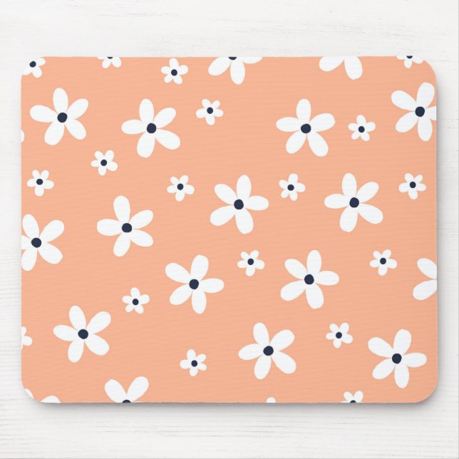 Summer Boho White Daisy Flowers Musmatta (Framsidan)