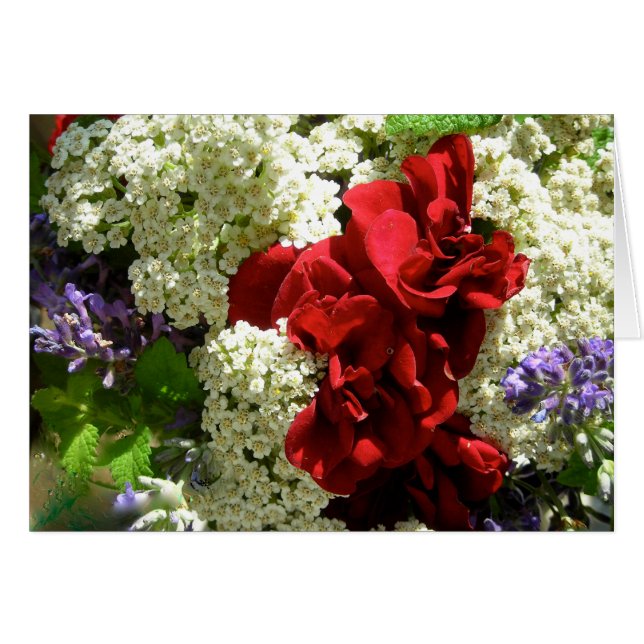 Summer Bouquet Flowers OBS Kort (Framsidan Horizontal)