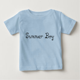 Summer Boy Typography Baby Romper Tröja