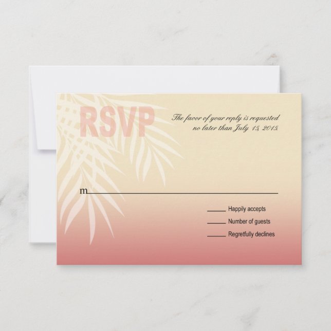 Summer Breeze Beach OSA | rosa Kort (Framsida)