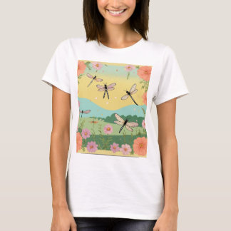 "Summer Breeze Butterfly T-Shirts" T Shirt