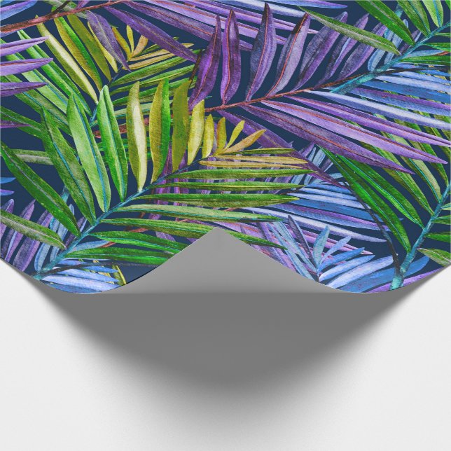 Summer Breeze Tropical Beach Handflatan Presentpapper (Hörn)