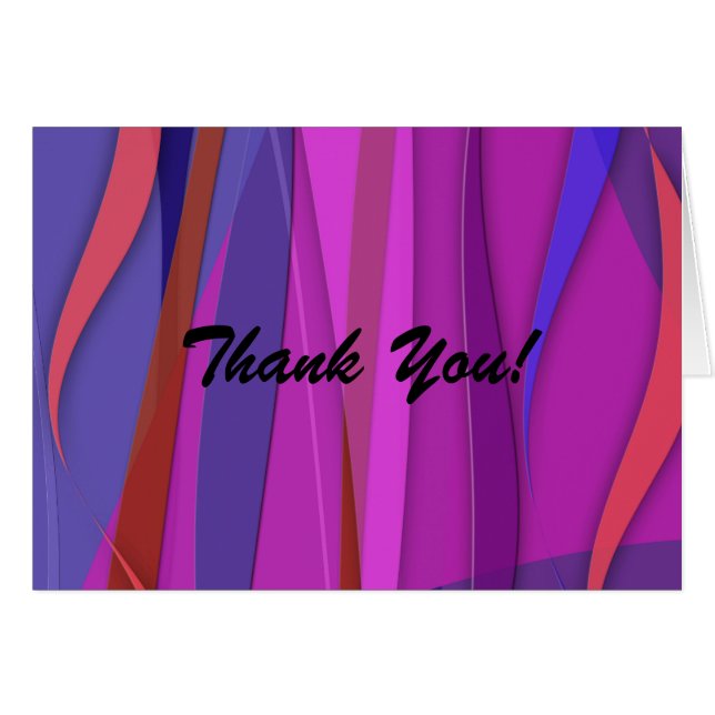 Summer Breezes Tack Hälsningskort (Framsidan Horizontal)