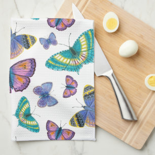 Summer Butterflies Kökshandduk