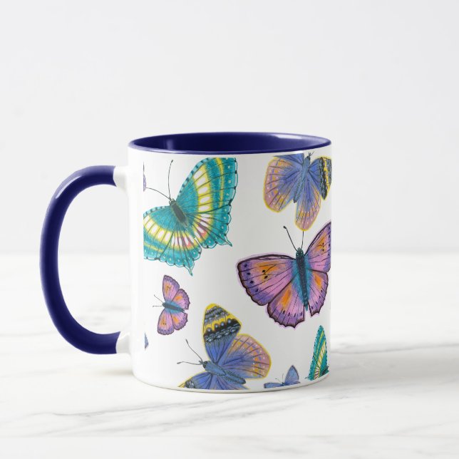 Summer Butterflies Mugg (Vänster)