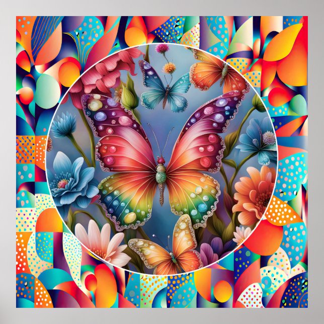Summer Butterflies Poster (Framsidan)