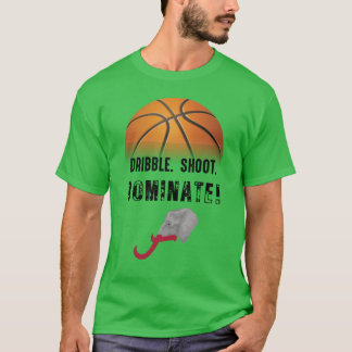 Summer camp basketball Dribble Shoot Dominate Tide T Shirt