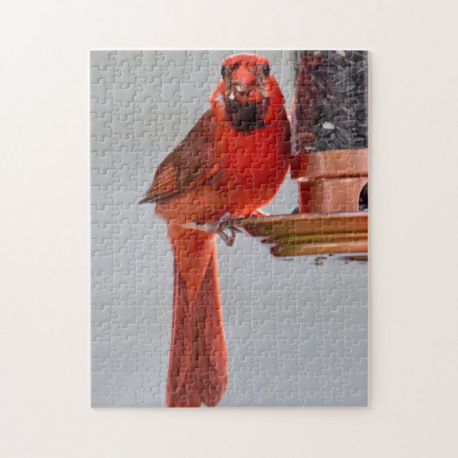 Summer Cardinal Puzzle Pussel (Vertikal)