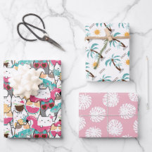 Summer Cat Tropical Träd