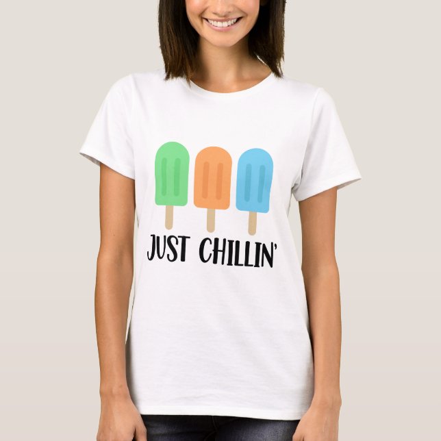 Summer Chillin Womans T-Shirt (Framsida)