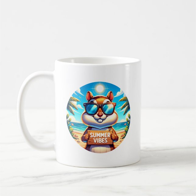 Summer Chipmunk Kaffemugg (Vänster)