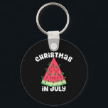 Summer Christmas July In Christmas In July Christm Nyckelring<br><div class="desc">Summer Christmas July In Christmas In July Christmas Melon</div>