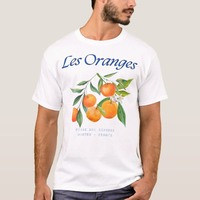 Summer Citrus fair Les Orange Foire aux Agrumes Mo T Shirt (Framsida)