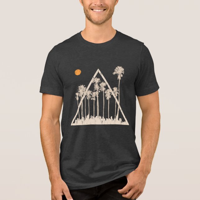 Summer City Skyline T Shirt (Framsida)