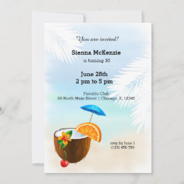 Summer Cocktail Inbjudningar