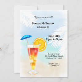 Summer Cocktail Inbjudningar