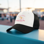 Summer Cocktail-Klubb | Bachelorette Keps<br><div class="desc">Ge är den här beundransvärda hatten till dina brudtärnor för din bachelorette eller bröllop helg! Våra roligtar är perfekten för din besättning att få all uppmärksamhet överallt du och dina gals går! Ljusa gulter, gröntar och orangar är namn i detta diskreta sommarspel. Skapar oss tänka av ljusstrimlade stranddukar som ligger...</div>