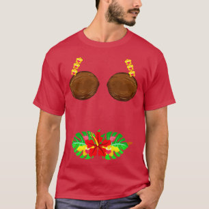 Summer Coconut Bra Halloween Costume Hawaii Aloha T Shirt