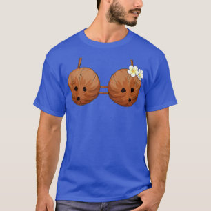 Summer Coconut Bra Halloween Costume Hawaii Aloha T Shirt