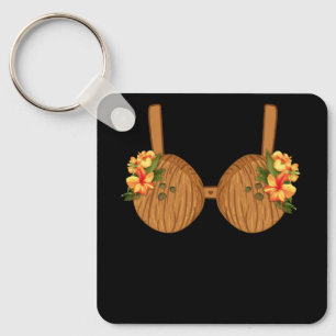 Summer Coconut Bra Halloween Costume Hawaii Hawaii Nyckelring