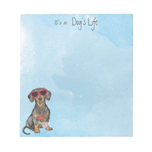 Summer Dachshund Anteckningsblock