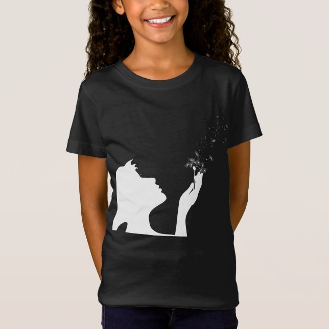 Summer Dandelion T Shirt (Framsida)